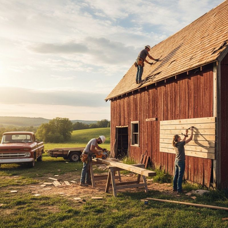Pole Barn Roof Repair