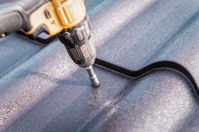 Metal Roof Hole Repair detail